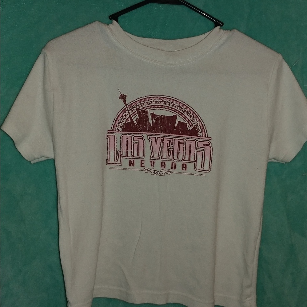 Cropped Las Vegas tee